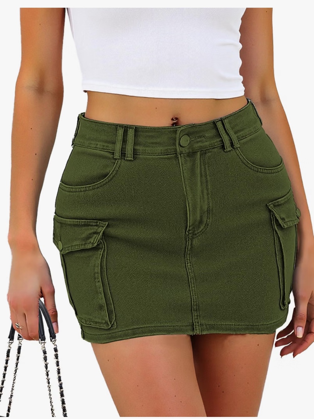 Green Skirt - Picture 3 of 3